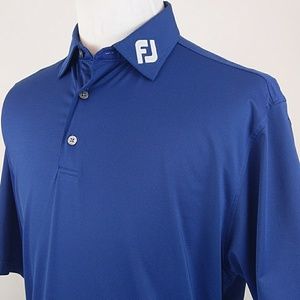 Footjoy Mens Golf Polo Shirt L Polyester Blend